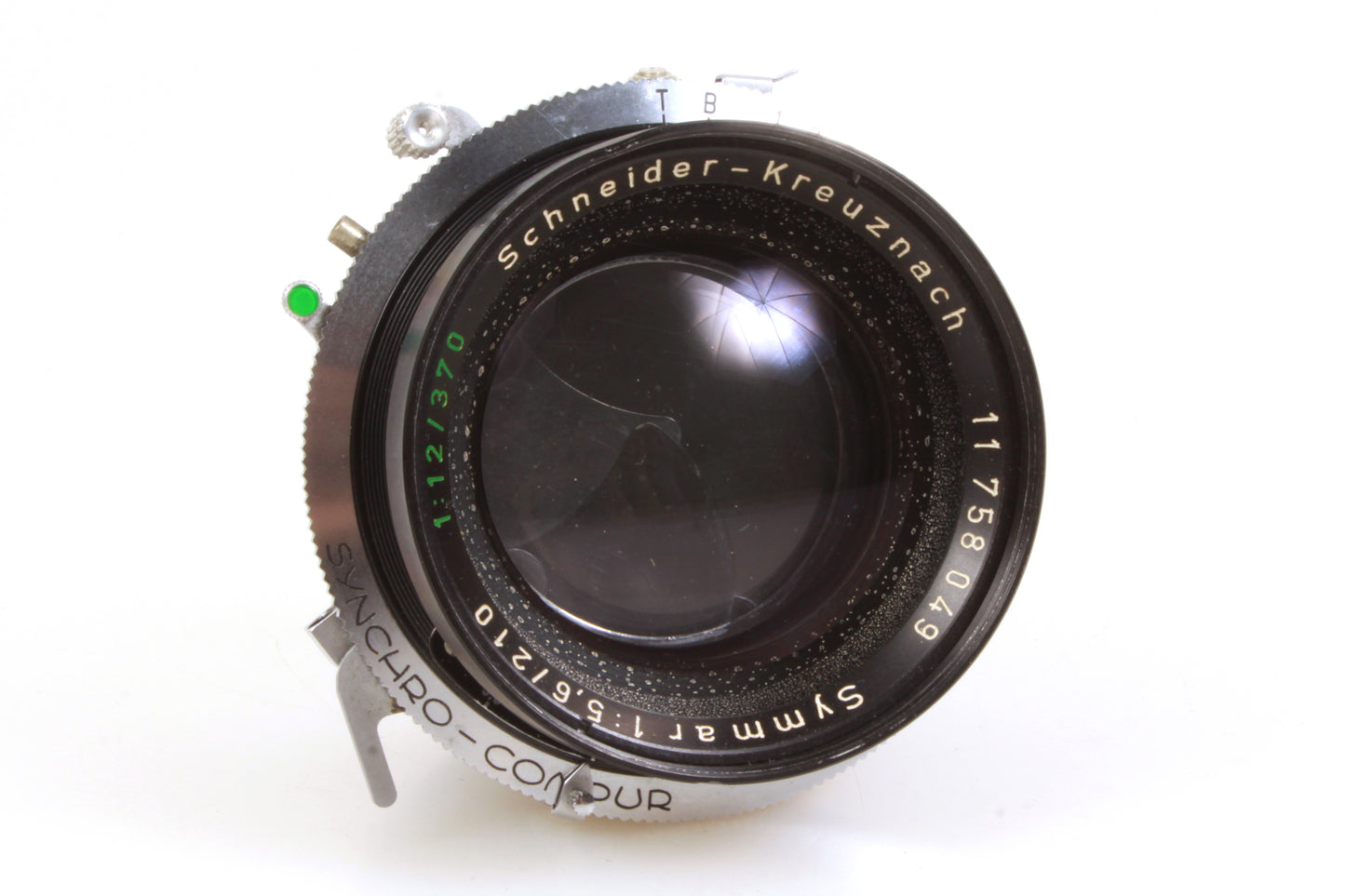 Schneider Kreuznach Symmar 210mm 1:5.6 370mm 1:12 Synchro-Compur Shutter Lens