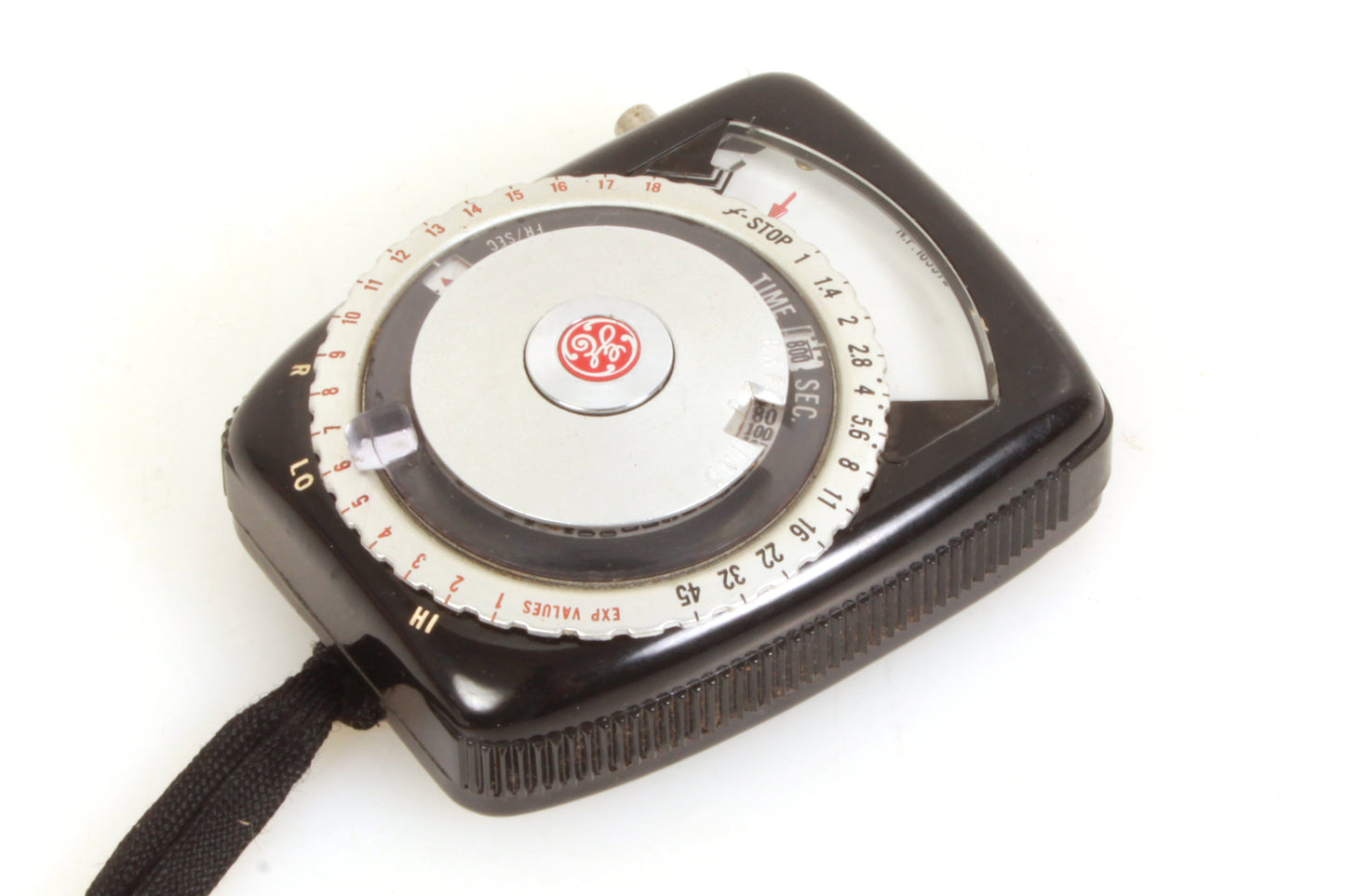 Vintage General Electric Light Meter Prop/Display w/ Leather Case