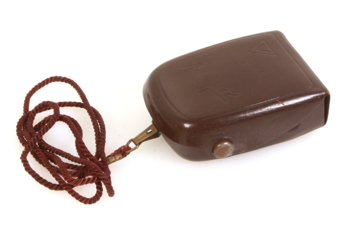 Vintage Light Meter in Leather Case - Prop/Display