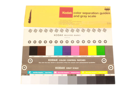 Kodak Color Separation Guides and Gray Scale (Q-14, 14 Inches Long)