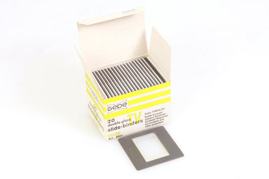 Vintage Gepe 21x28 Double Glass Slide Binders - Art. 6801