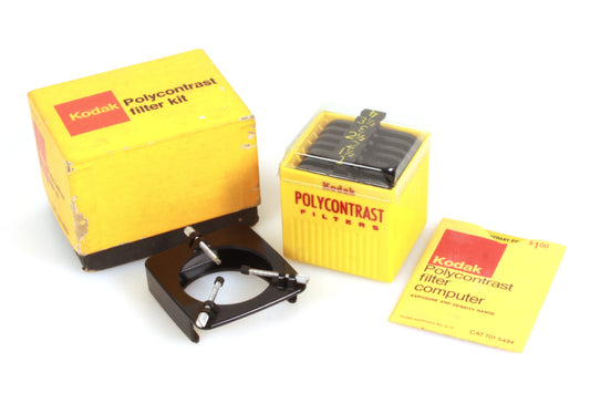 Kodak Polycontrast Filter Set in Box w/ Holder