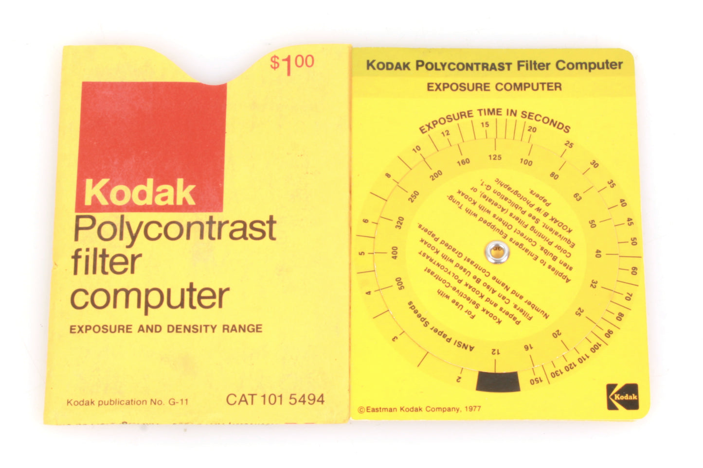 Kodak Polycontrast Filter Set in Box w/ Holder