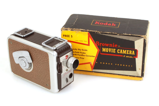 Kodak Brownie 8mm Art Deco Movie Camera in Box