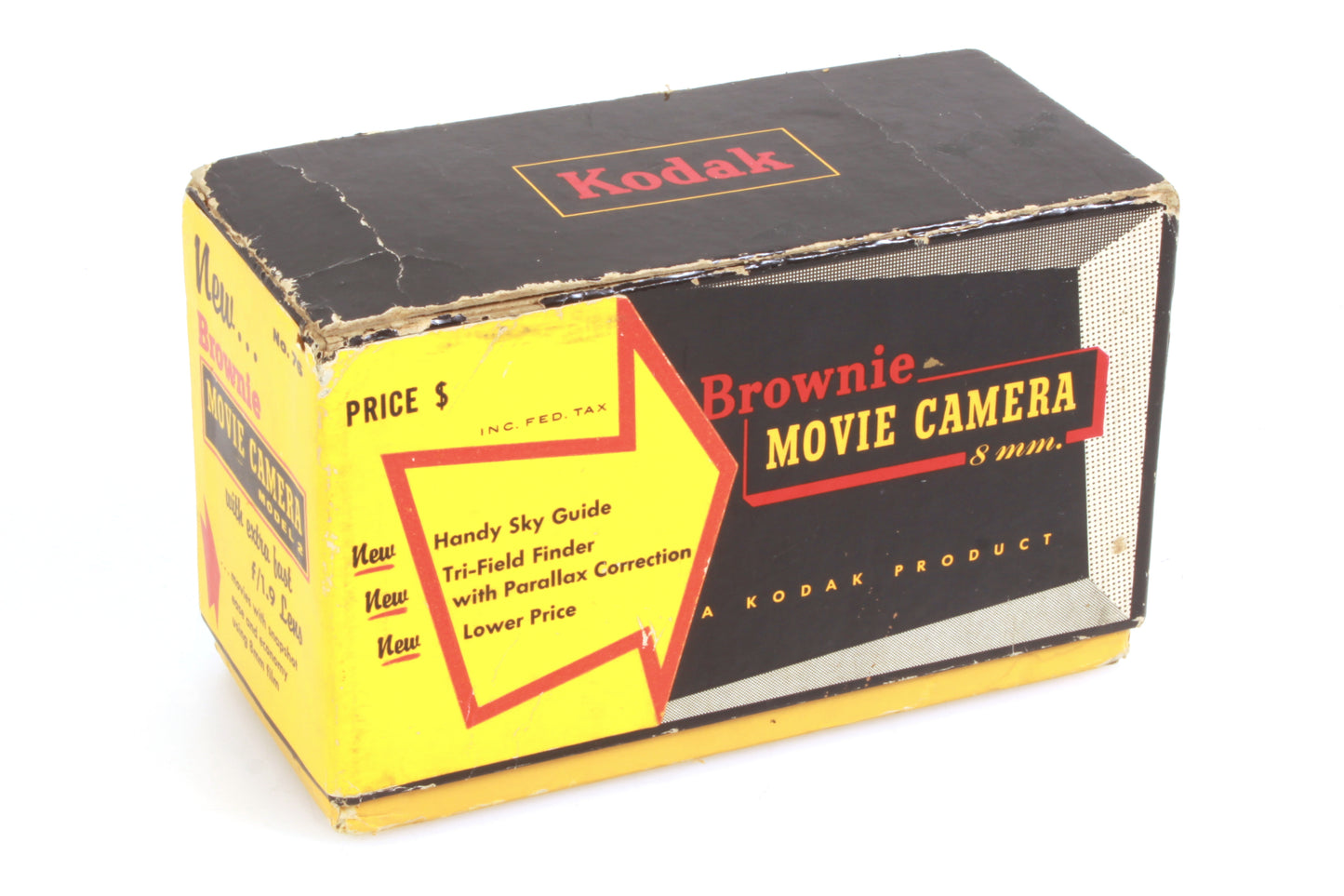 Kodak Brownie 8mm Art Deco Movie Camera in Box