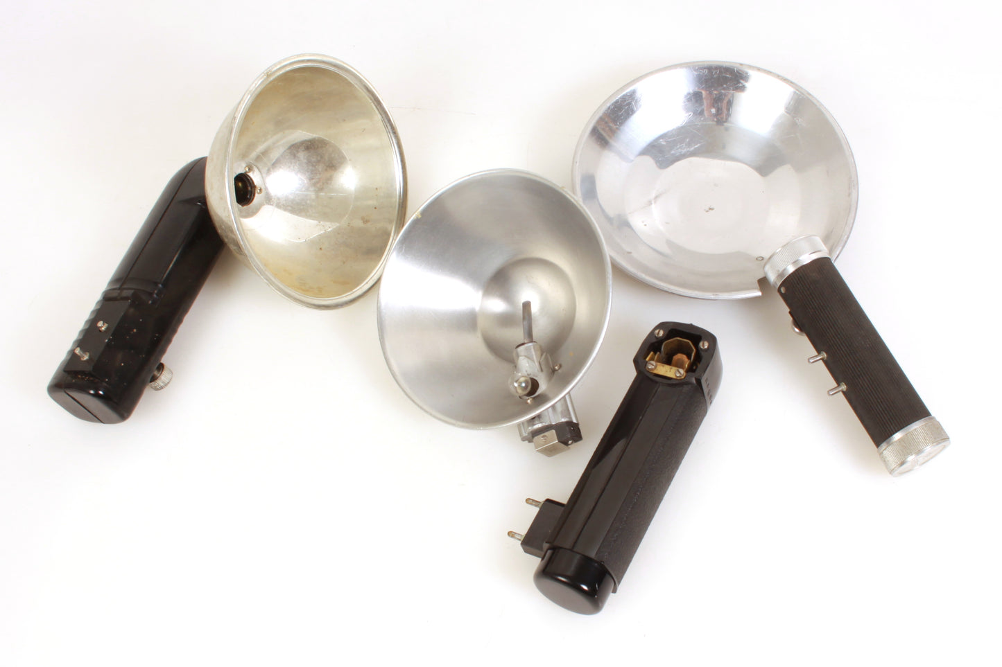 Vintage Camera Flash Reflectors - Set of 3 - As Is