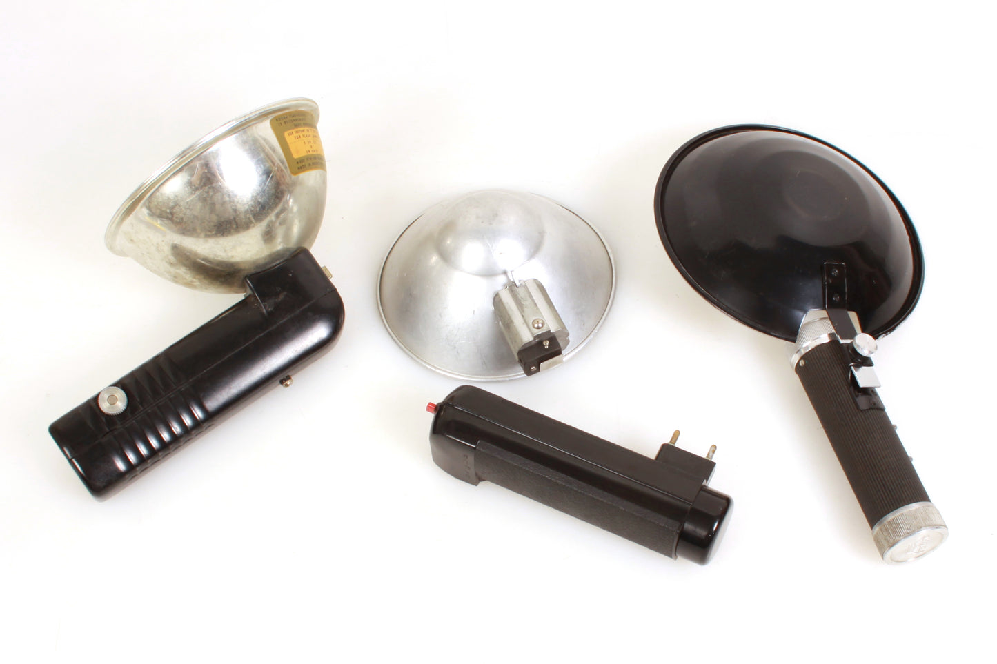 Vintage Camera Flash Reflectors - Set of 3 - As Is