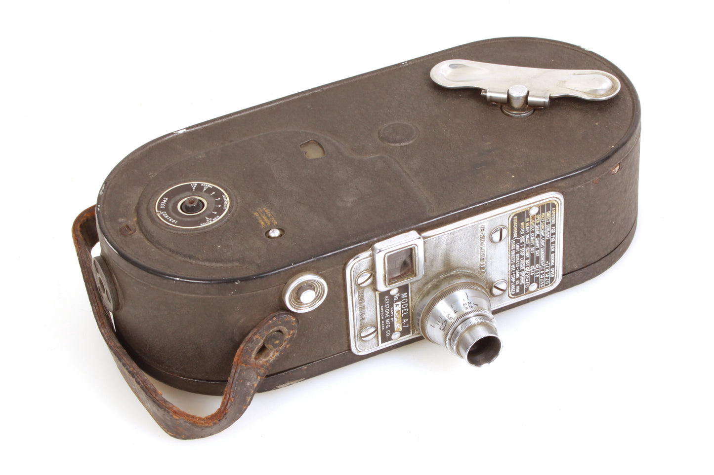 Keystone Model A-7 Art Deco 16mm Movie Camera