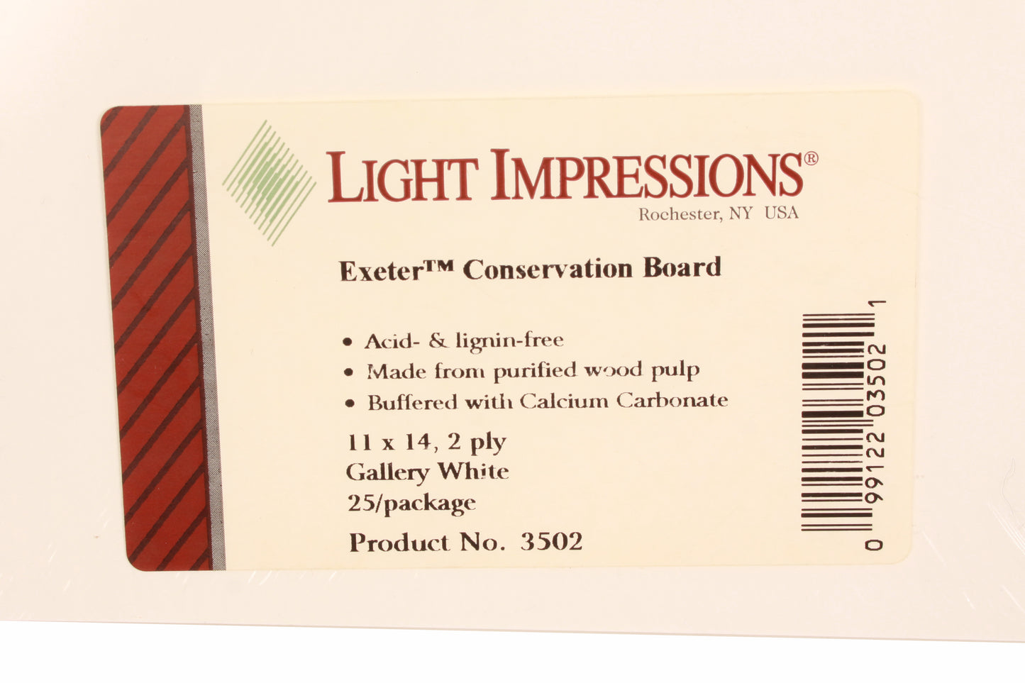 Light Impressions 11x14 Exeter Conservation Board - Unopened Pack of 25