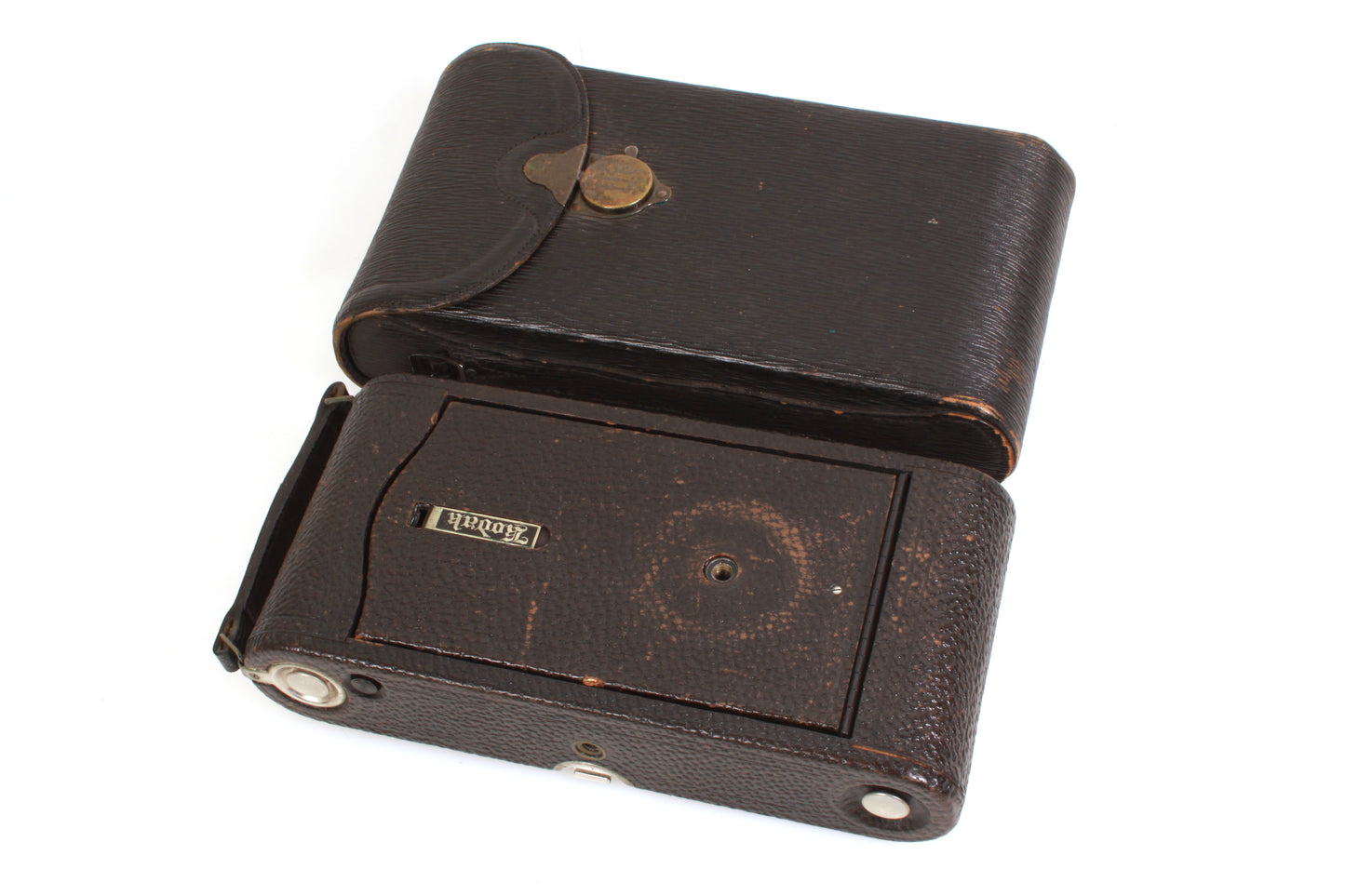 No. 3A Autographic Kodak Special Model B Outfit/Case/Flash/6 Film Holders/Filter