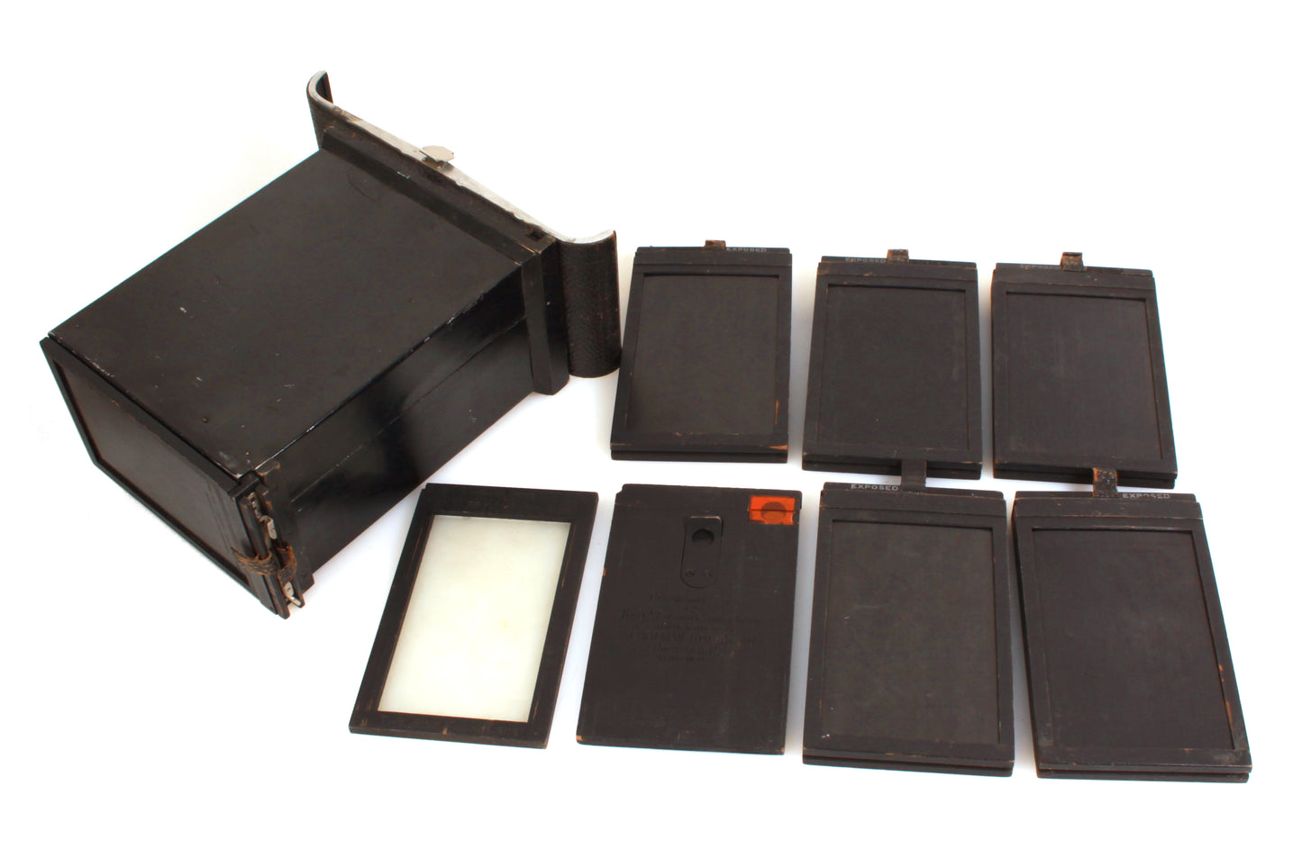 No. 3A Autographic Kodak Special Model B Outfit/Case/Flash/6 Film Holders/Filter