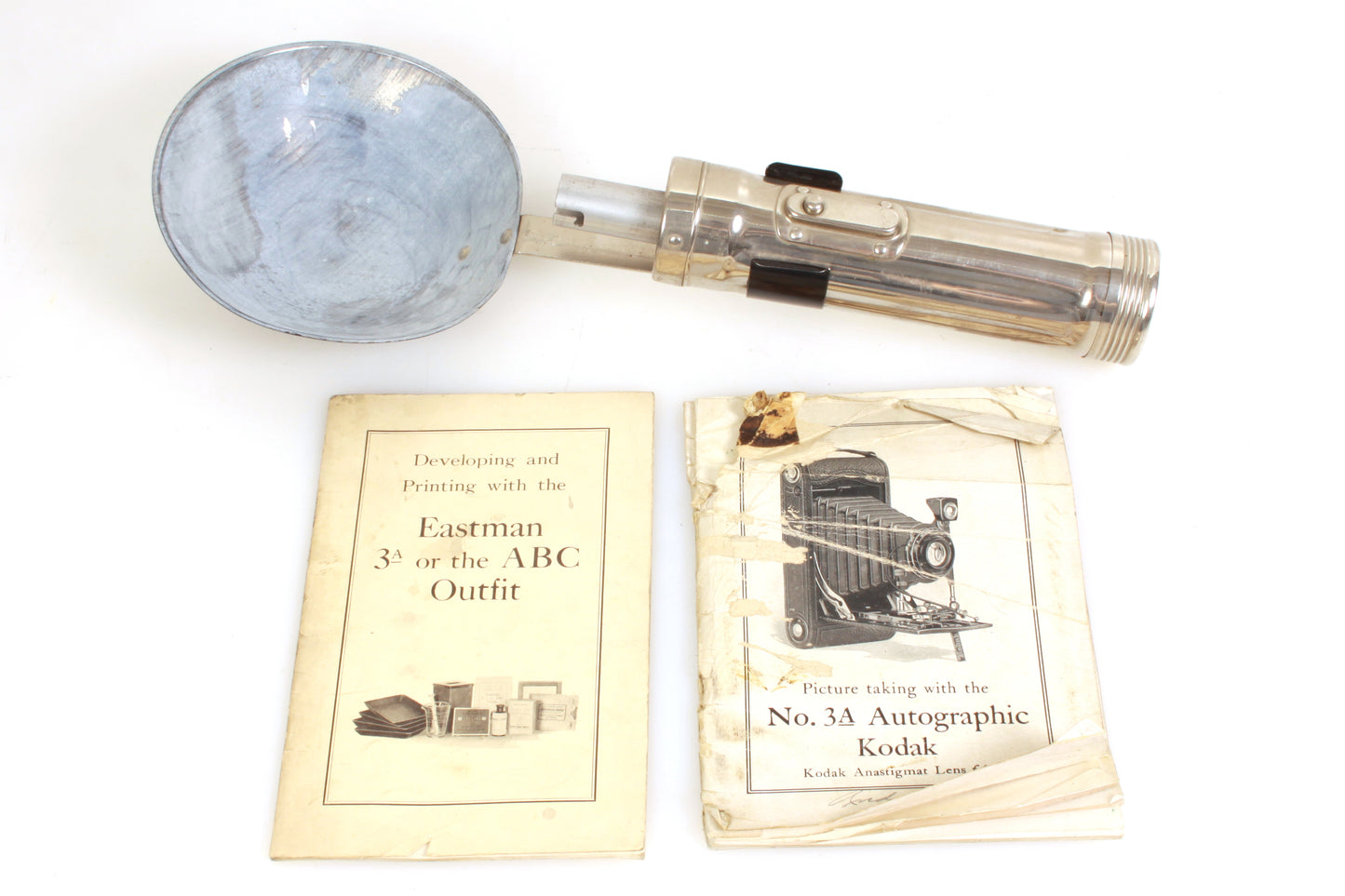 No. 3A Autographic Kodak Special Model B Outfit/Case/Flash/6 Film Holders/Filter