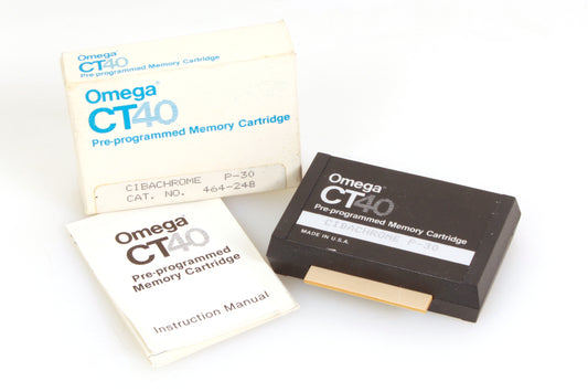 Omega CT 40 Pre-Programmed Memory Cartridge - Cibachrome P-30