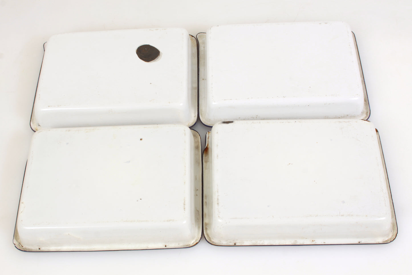 5x7 Porcelain Trays - Set of 4