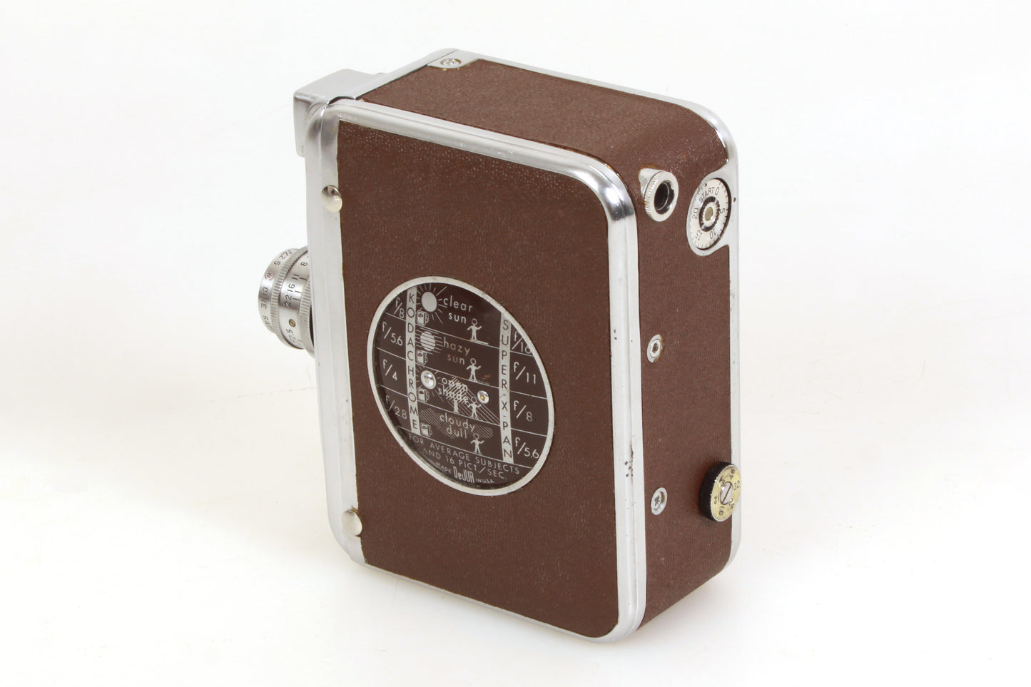 DeJur Embassy Magazine Eight Art Deco Movie Camera