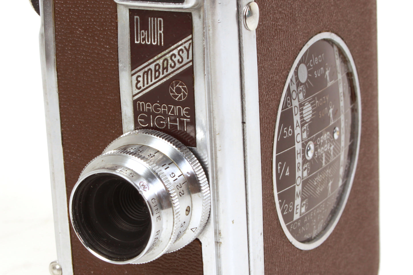 DeJur Embassy Magazine Eight Art Deco Movie Camera