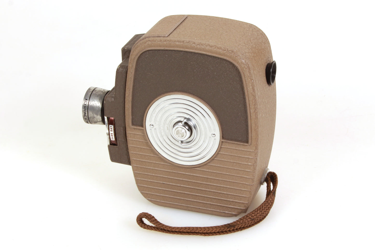 Keystone Twenty K-20 8mm Art Deco Movie Camera w/ Wrist Strap & Manual
