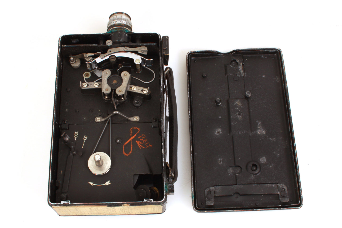 Kodak Cine Model B 16mm Movie Camera w/ Original Leather Case