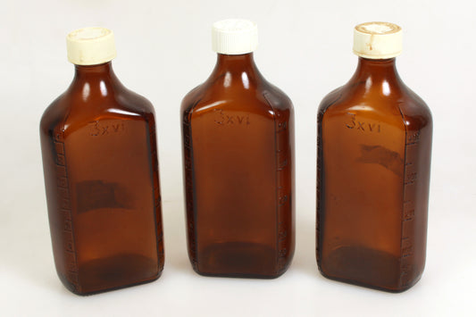 Darkroom Brown Bottles - Set of 3