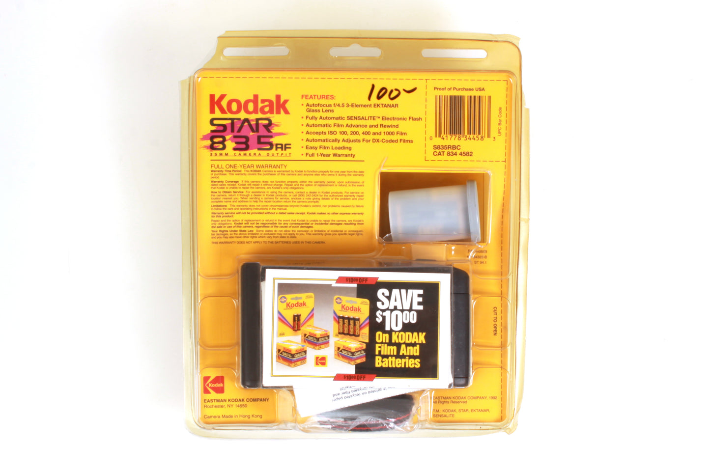 Kodak Star 835AF Camera w/ Film