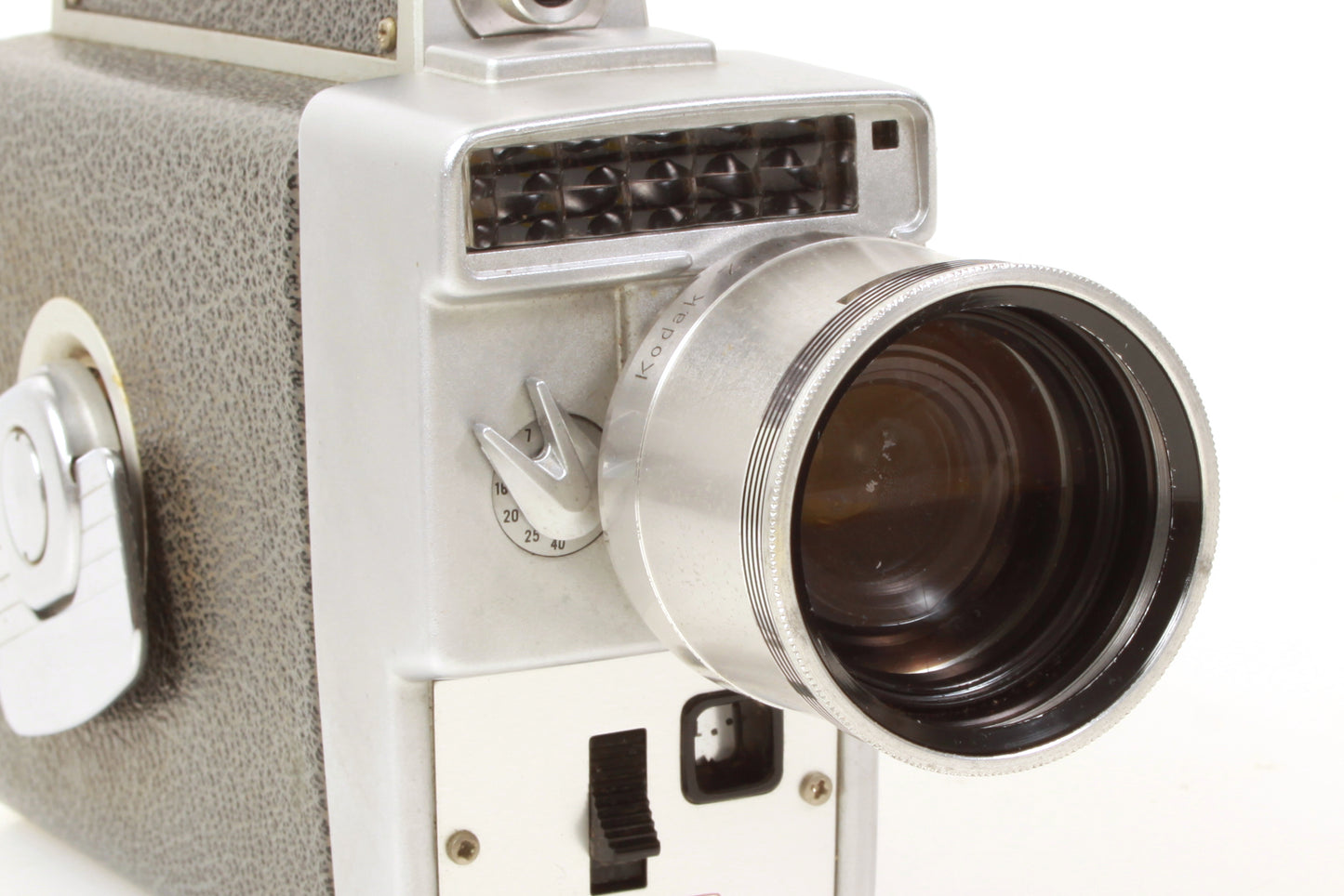 Kodak Zoom 8 Vintage Movie Camera w/ Leather Case & Manual