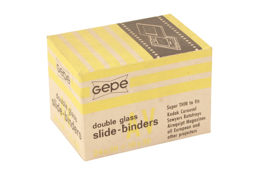 Gepe Double Glass Slide Binders - Super Thin - 20 Count