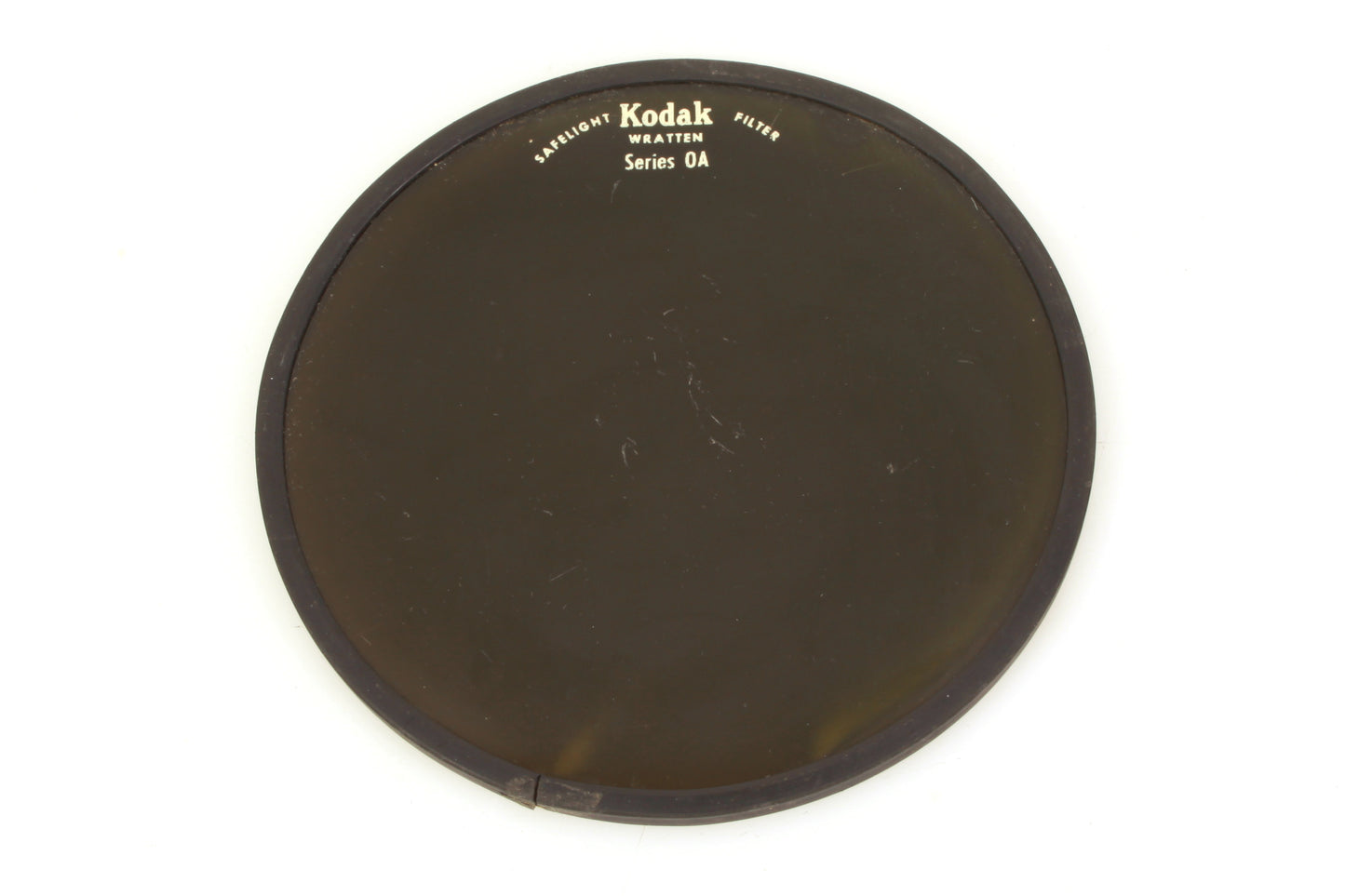 Kodak Glass Safelight Filter 5 1/2 Inch 140mm Diameter Wratten 0A