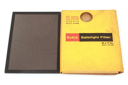 5x7 Inch Series 0A Kodak Darkroom Safelight Glass Filter