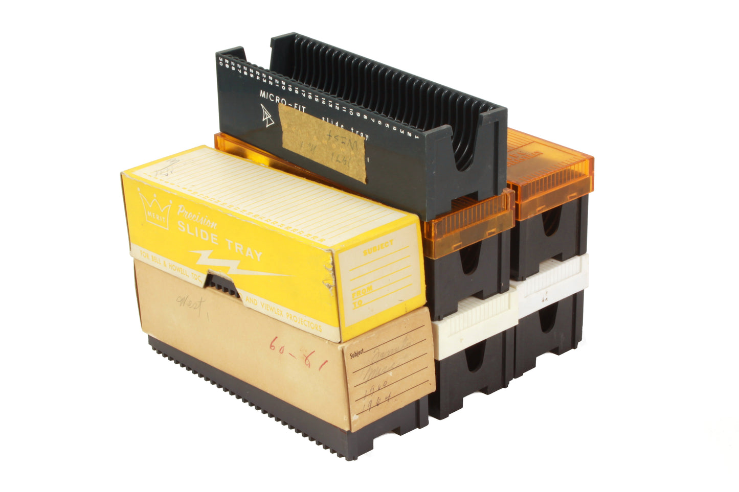 7 Vintage Automatic Slide Changer Magazines