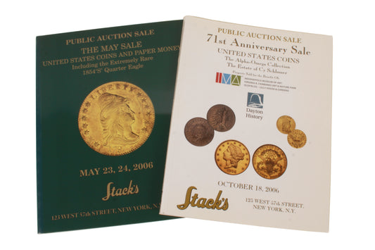 Stacks Coin Auction Catalog Oct/May 2006 U.S. Gold Silver Copper (2)
