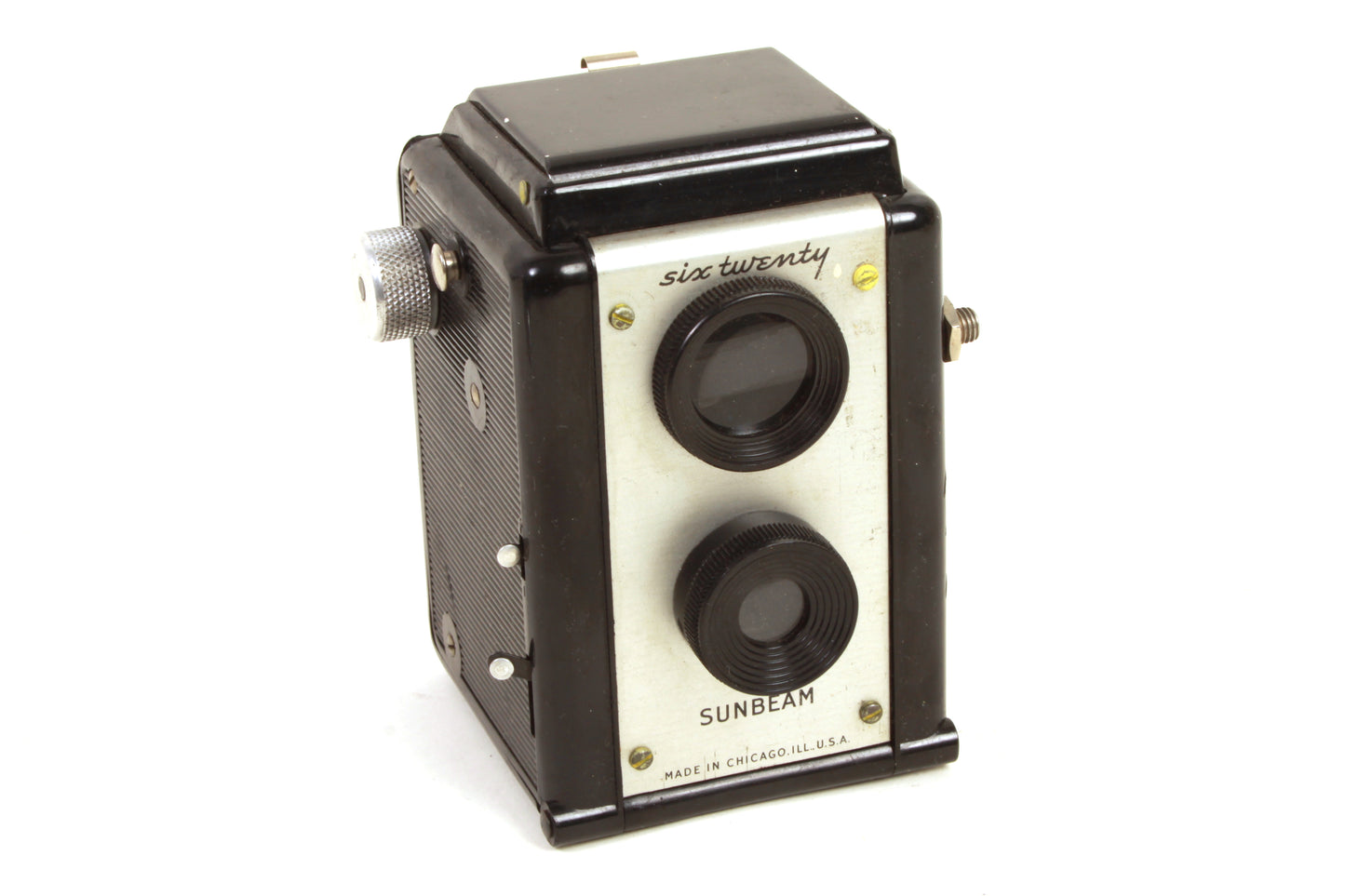 Vintage Sunbeam Six Twenty Twin Lens Camera w/ Flash 1950s