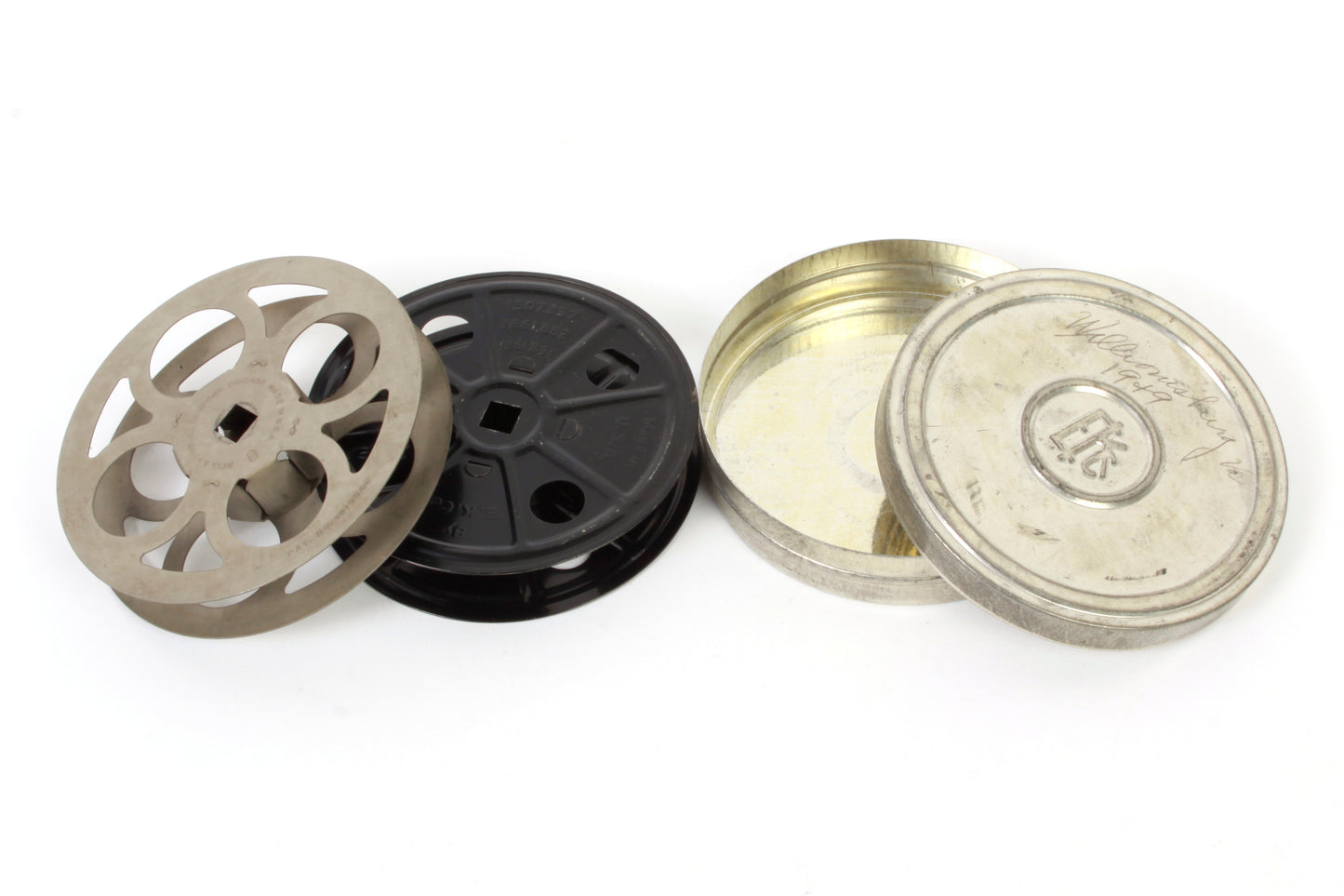 16mm Movie Reels & Can Vintage (Lot of 3)