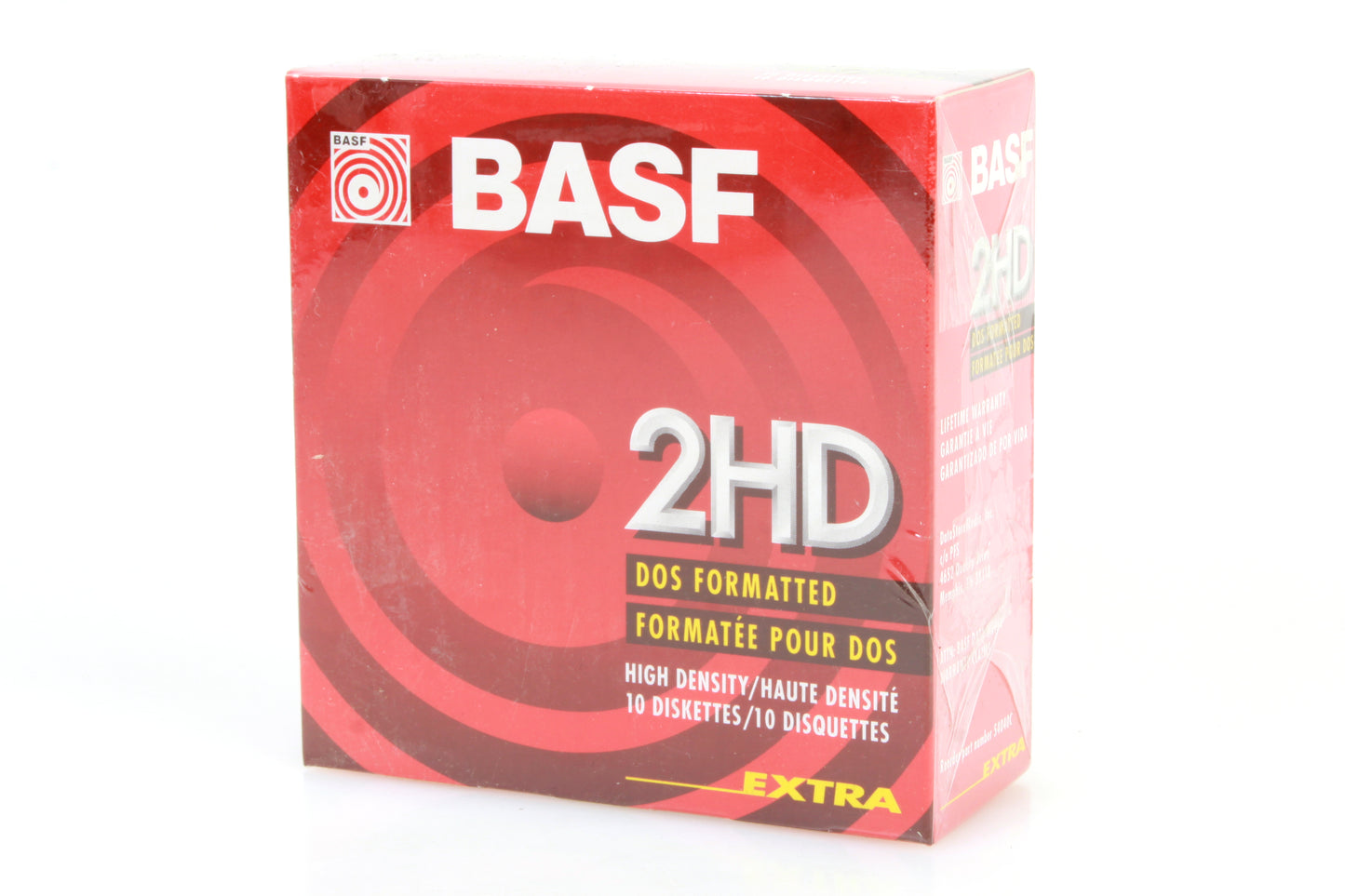 BASF 2HD DOS Formatted Floppy Diskettes Disk 3.5 Inch High Density Sealed