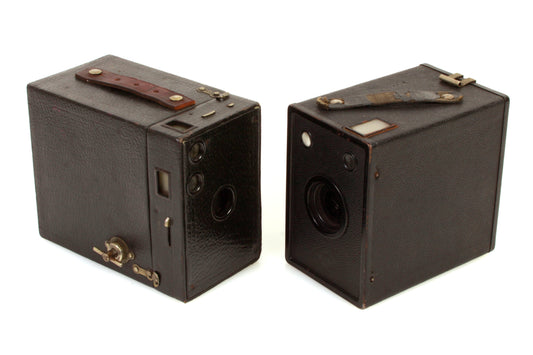 Antique Box Cameras Pair (2)
