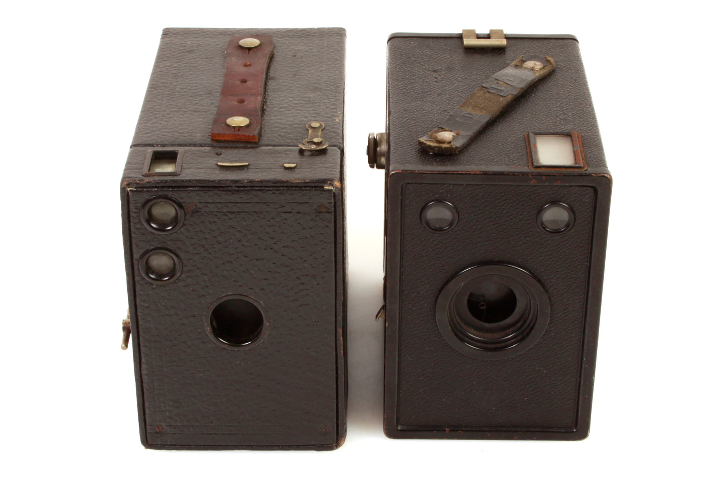 Antique Box Cameras Pair (2)