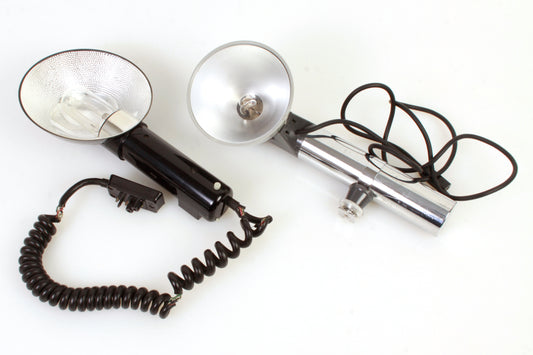 Art Deco Flash Guns (2) - Prop/Display