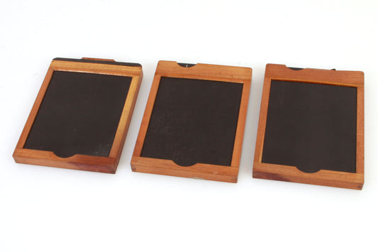 4x5 Wooden Film Holders (3) - Set of 3