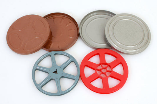 Movie Reels & Cans (4) Lot of 4 - Prop/Display