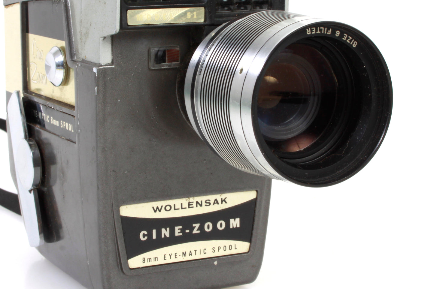 Wollensak Cine Zoom Model 51 8mm Film Camera in Original Box w/ Manual