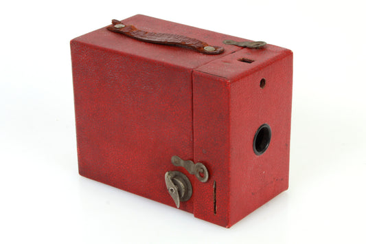 Kodak Rainbow Hawk-Eye No. 2 Model C Box Camera with Red Body