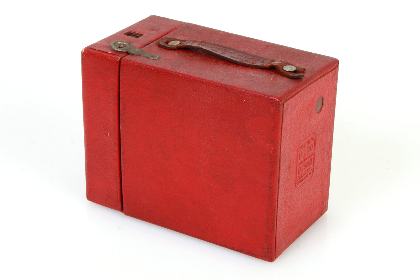 Kodak Rainbow Hawk-Eye No. 2 Model C Box Camera with Red Body