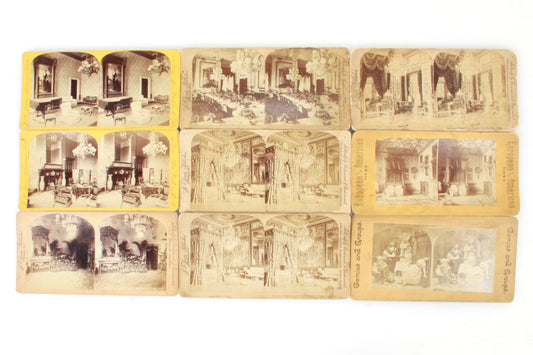 Stereoview Cards - Lot of 9