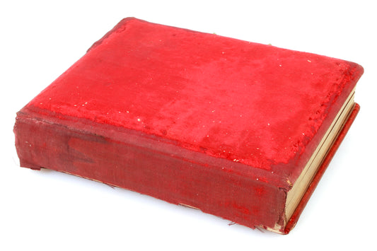 Antique Roman Motif Photo Album for Cabinet & Imperial Cabinet Cards (Empty)