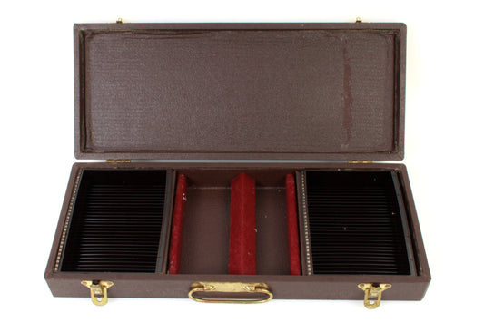 Vintage Baja Stereo Slide Hard Case Holds 100 Stereo Slide Storage Boxes