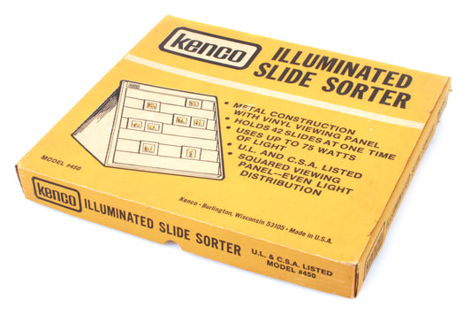 Kenco Illuminated Slide Sorter - Holds 42 Slides