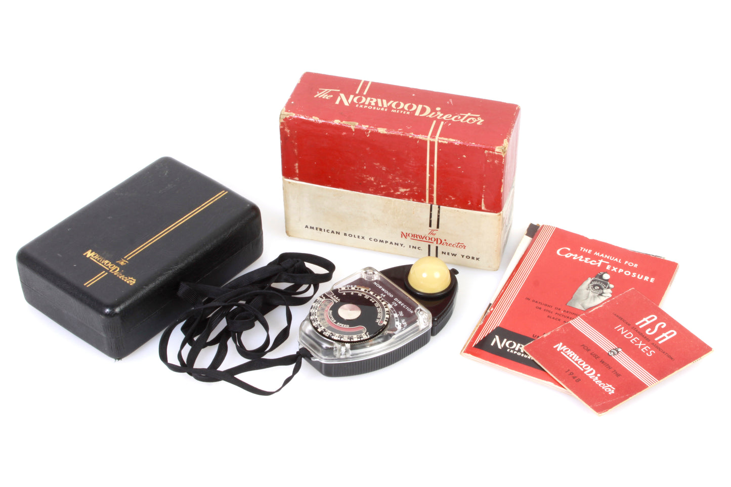 Norwood Camera Light Meter in Box w Manual - Prop/Display