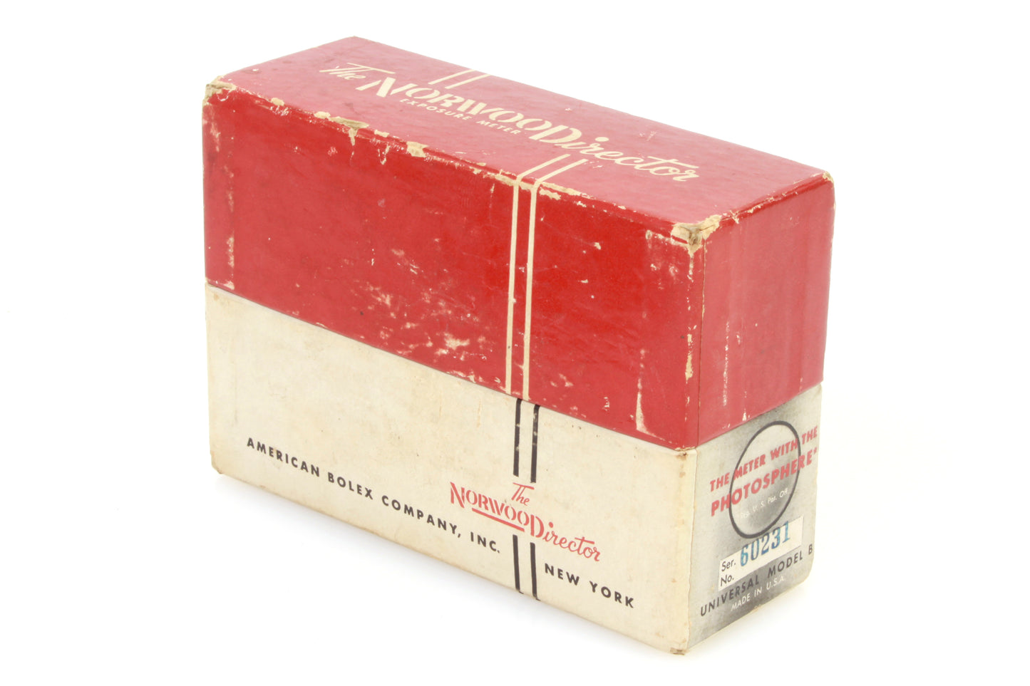Norwood Camera Light Meter in Box w Manual - Prop/Display