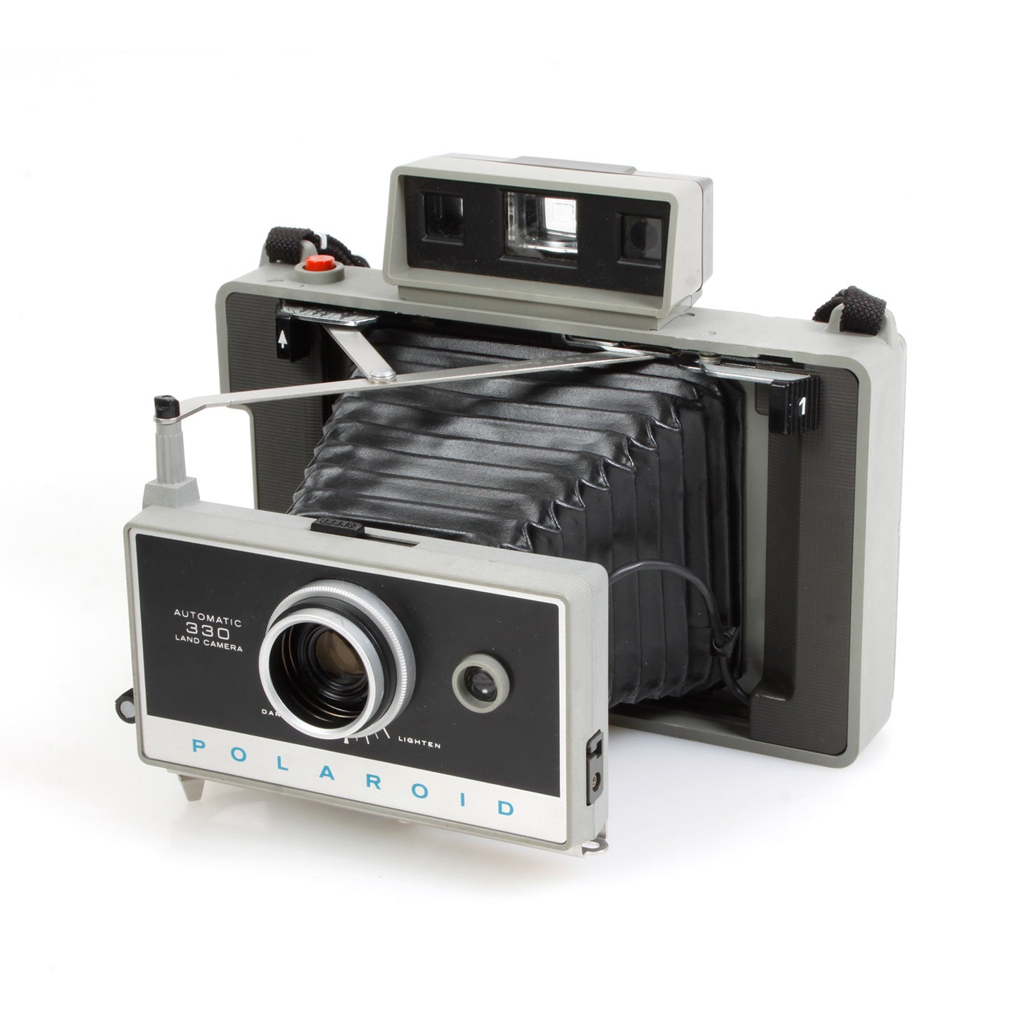 Vintage Polaroid Automatic 360 Land Camera Outfit with Flash, Manuals, and Case