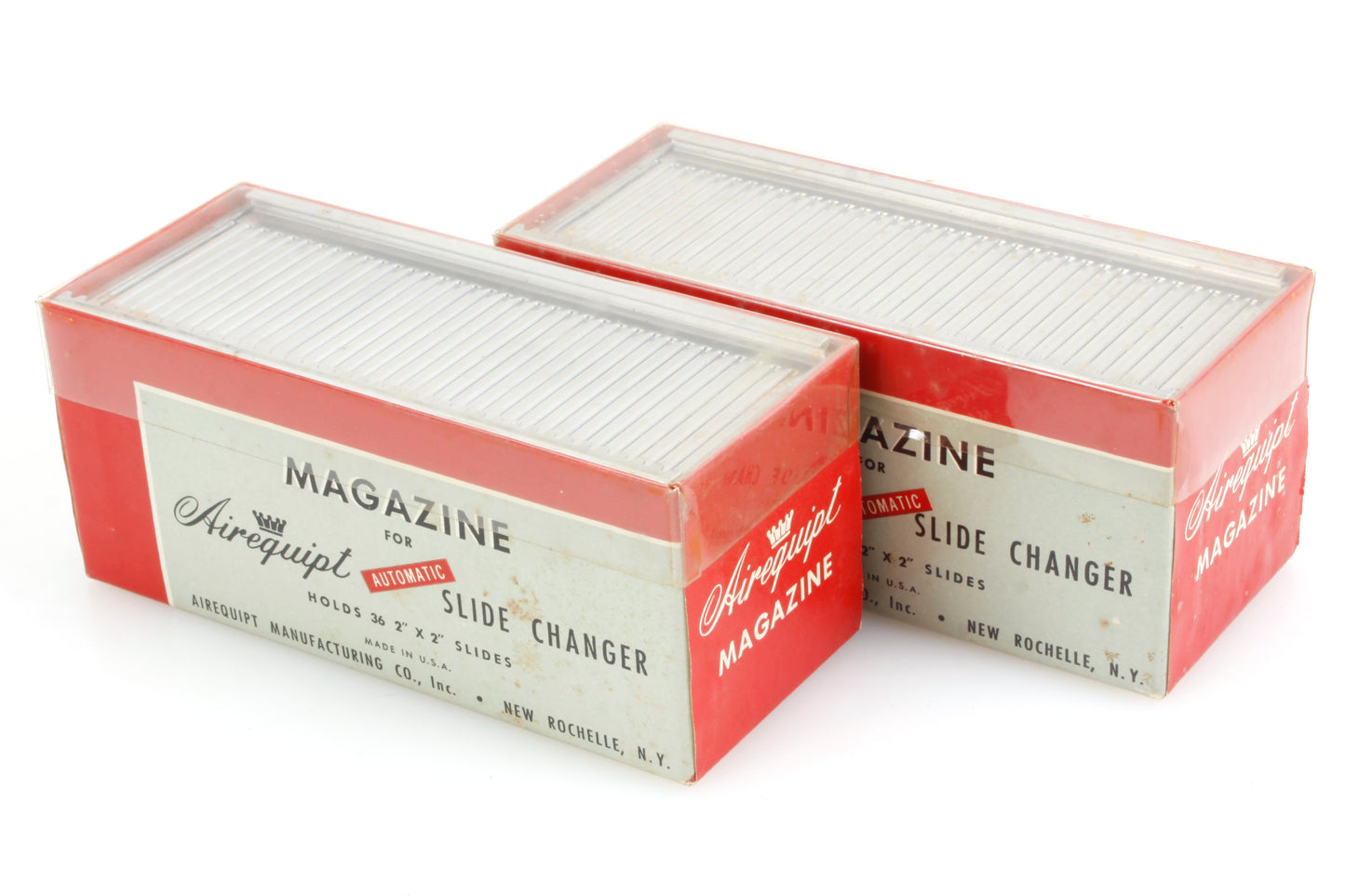 Airequipt Slide Projector w Working Bulb & 2 Slide Trays