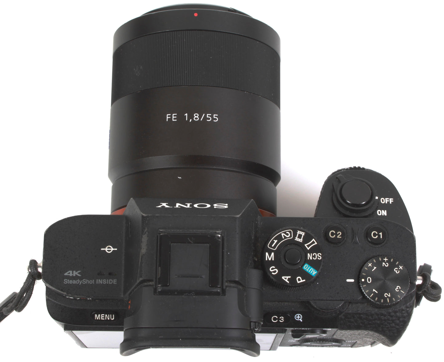 Sony A 7R Mirrorless Camera w/ 55mm f/1.8 Lens, Batteries, Charger